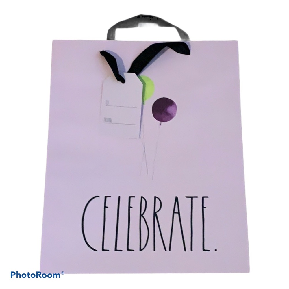Rae Dunn gift bag, “Celebrate”, New!